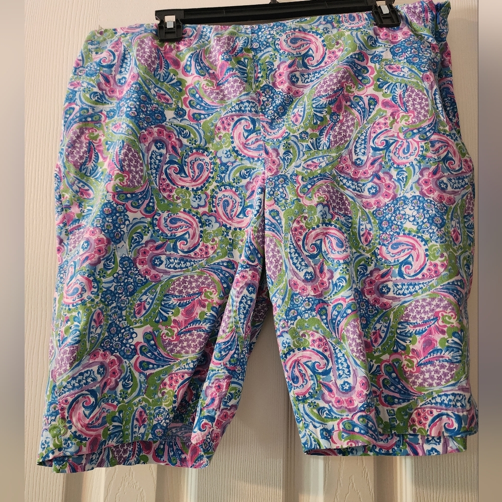 Pappagallo Vibrant Paisley Women's Bermuda Shorts